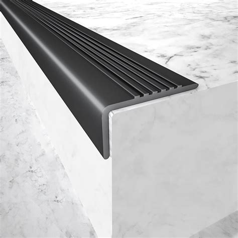 rubber step edge protector|rubber stair nosing edge.